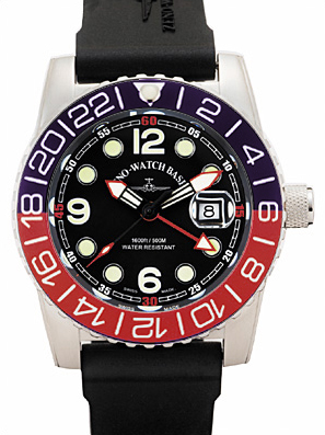 Zeno-Watch Basel Airplane Diver Quartz GMT 6349Q-GMT-a1-47 Herren von Zeno Watch Basel