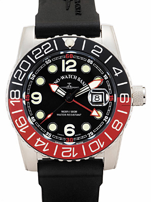 Zeno-Watch Basel Airplane Diver Quartz GMT 6349Q-GMT-a1-7 Herren von Zeno Watch Basel