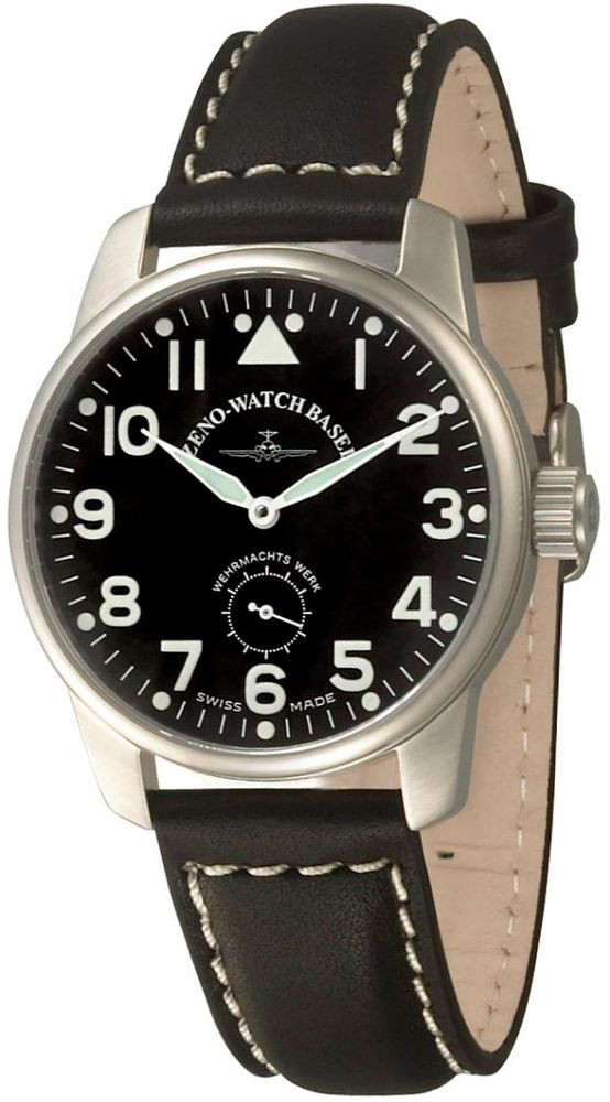 Black Friday Zeno-Watch Basel 4247N-a1 Pilot Classic Wehrmachts Navigator Limited Edition Herren von Zeno Watch Basel