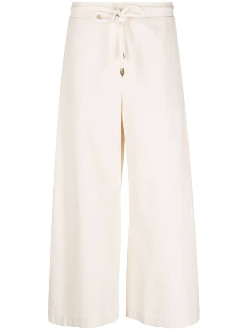 Zeus+Dione four-pocket drawstring-waist culottes - Neutrals von Zeus+Dione