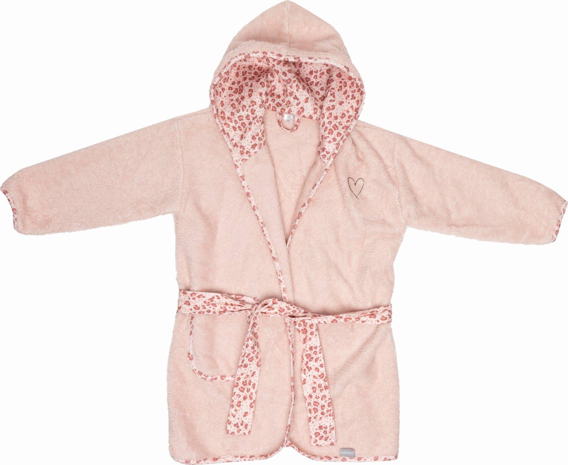 Bademantel Pink Leopard Mädchen Pink 86/92 von Zewi Bébé-Jou