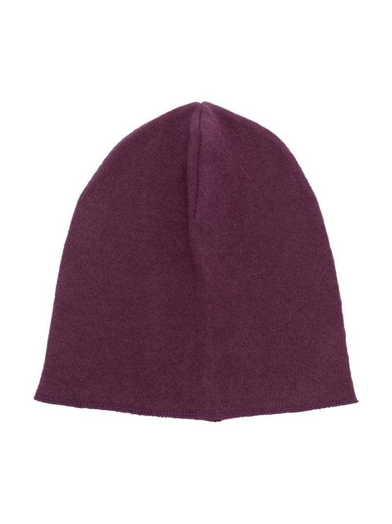 Zhoe & Tobiah knitted cotton-blend beanie - Purple von Zhoe & Tobiah