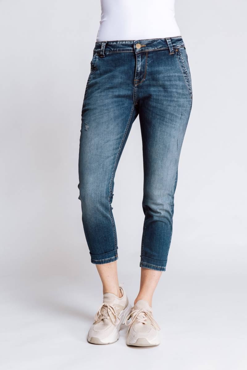 Zhrill Caprijeans, im Used-Look von Zhrill