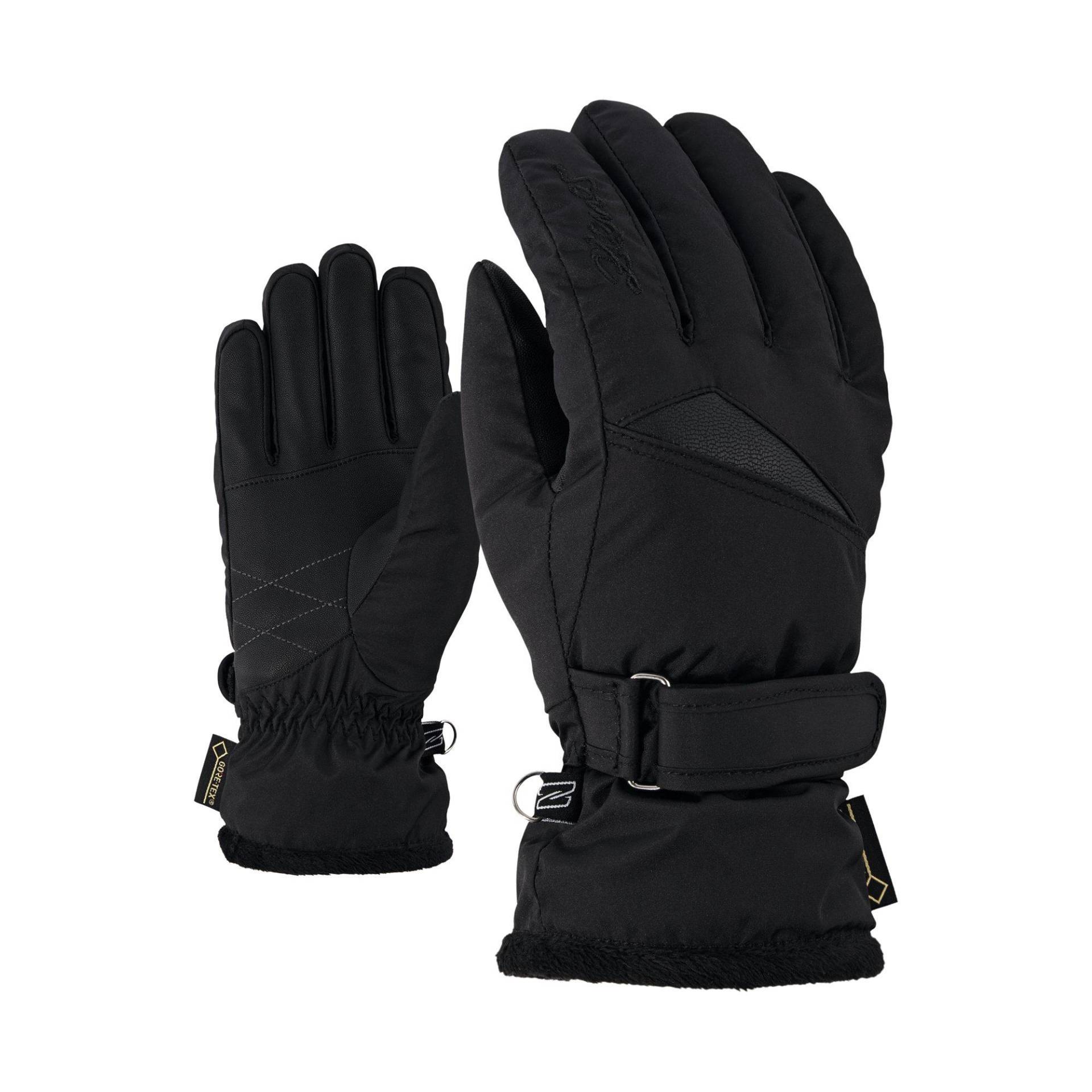 Skihandschuhe, Finger Damen Black 6 von Ziener