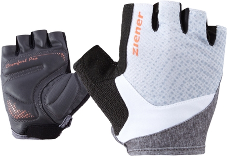 Ziener CENDAL bike glove - grey melange (Grösse: US 6.5) von Ziener