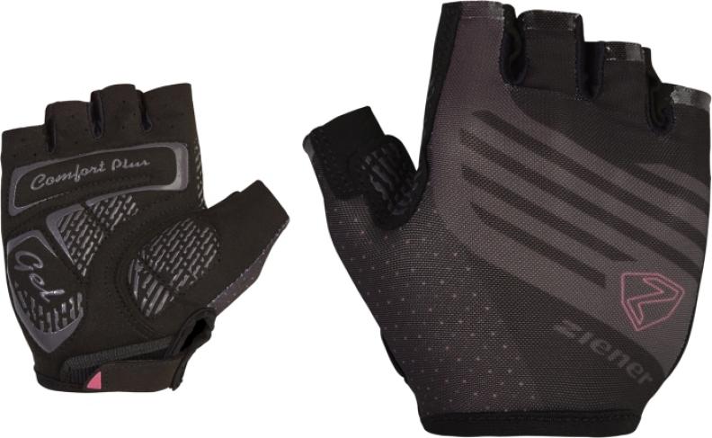 Ziener CLARETE bike glove - black (Grösse: US 6.5) von Ziener