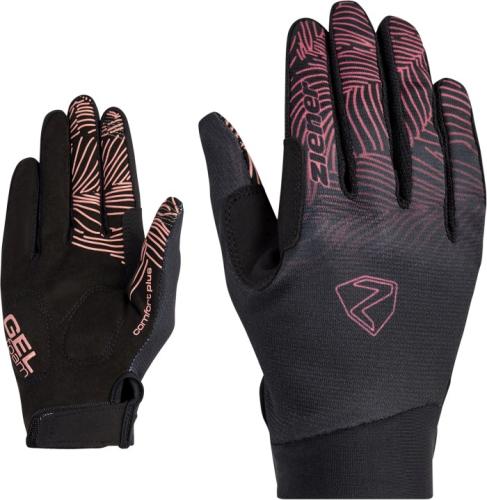 Ziener CONNY TOUCH long bike glove - pink dust (Grösse: US 6.5) von Ziener