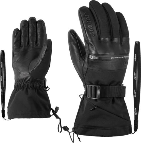 Ziener GALLINUS AS PR DCS Skihandschuh - black (Grösse: US 10) von Ziener