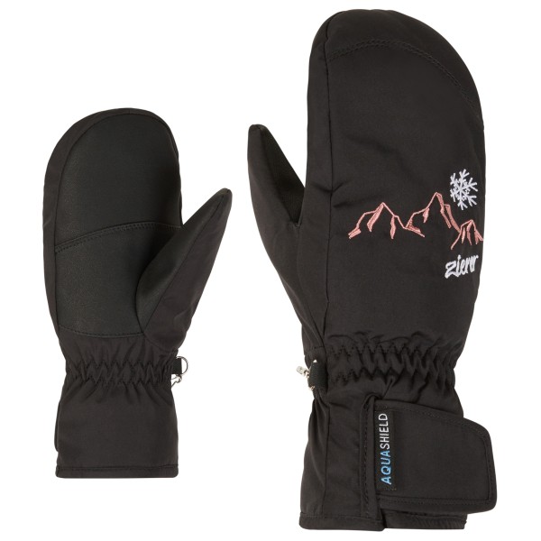 Ziener - Kid's Laillani AS(R) - Handschuhe Gr 3,5 schwarz von Ziener