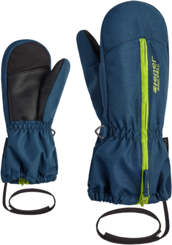 Ziener LANGELO AS Minis glove Kinder Skihandschuh - hale navy stru (Grösse: 80cm) von Ziener