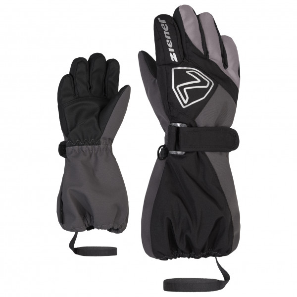 Ziener - Lauro AS Glove Junior - Handschuhe Gr 110 schwarz/grau von Ziener