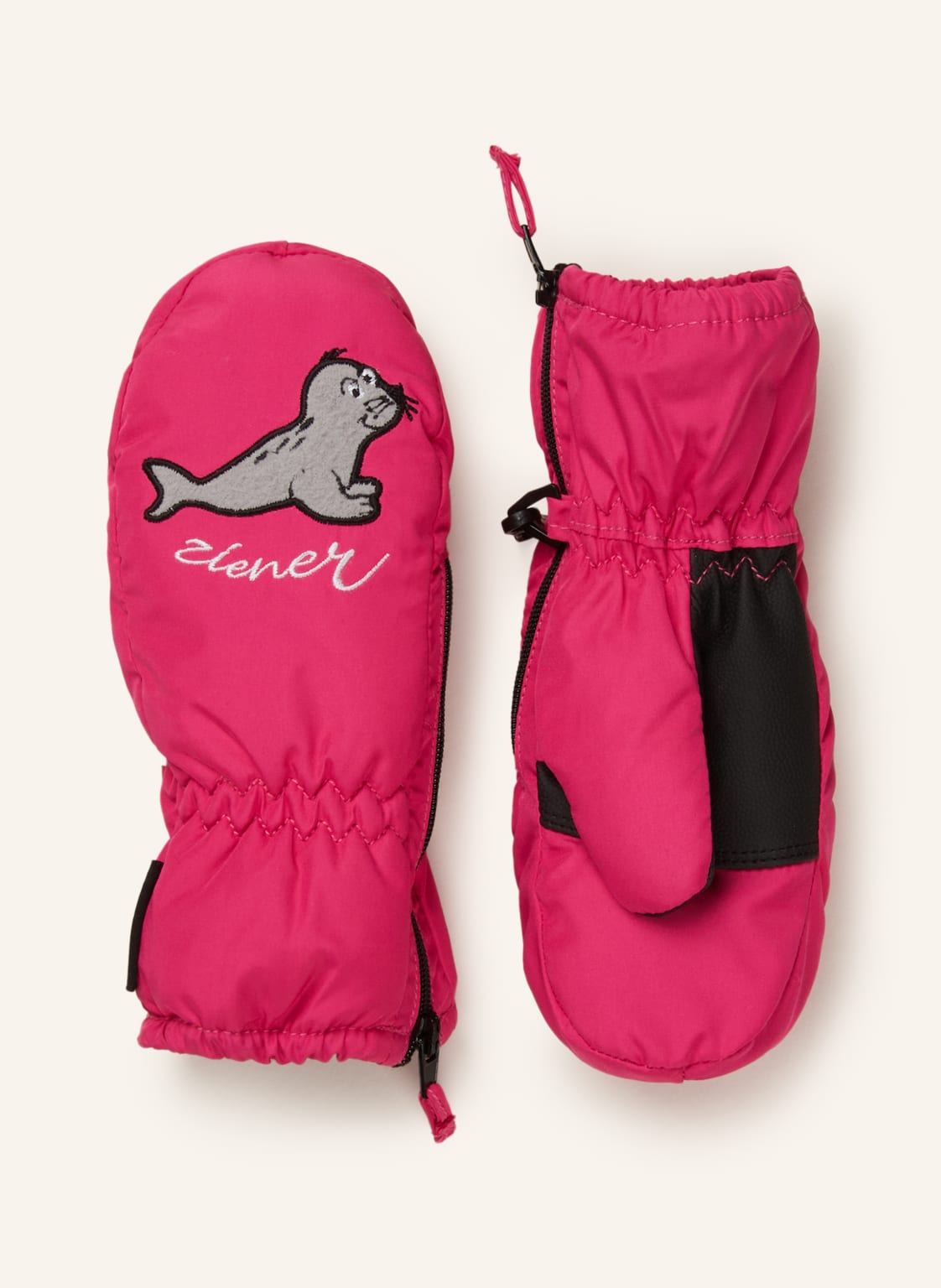 Ziener Skihandschuhe Le Zoo Minis pink von Ziener