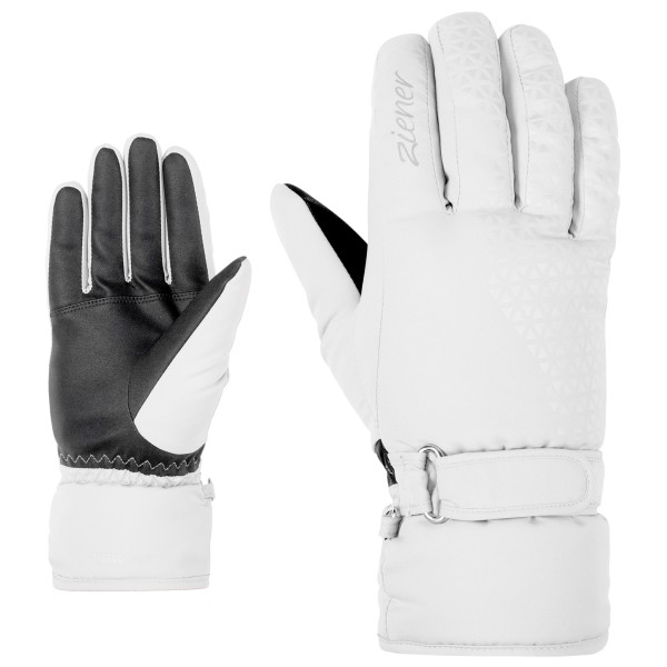 Ziener - Women's Kisar AS(R) - Handschuhe Gr 6,5 weiß von Ziener