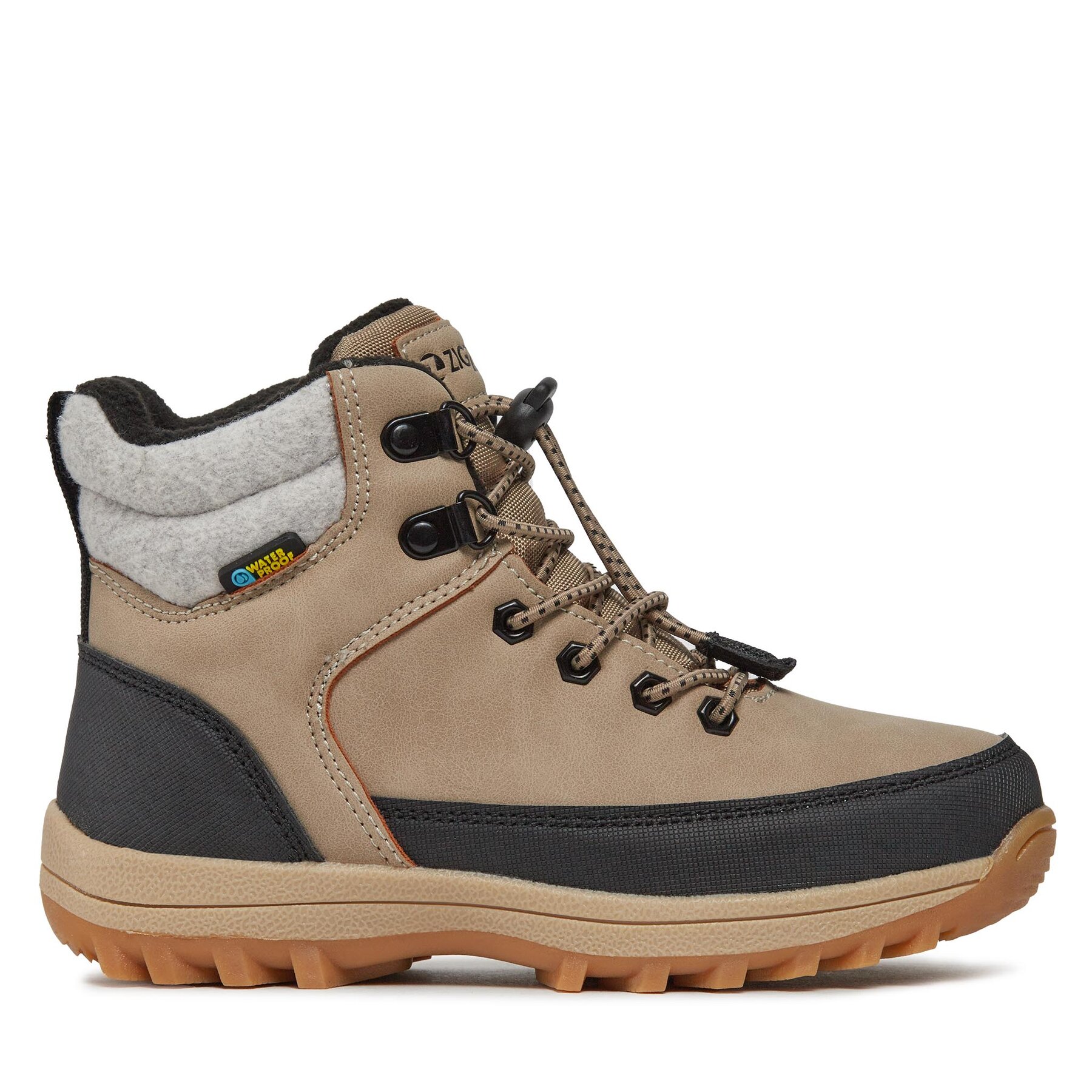 Schnürstiefeletten ZigZag Aenaide Kids Boot WP Z234119 Beige Schnürstiefeletten ZigZag Aenaide Kids Boot WP Z234119 Beige von ZigZag
