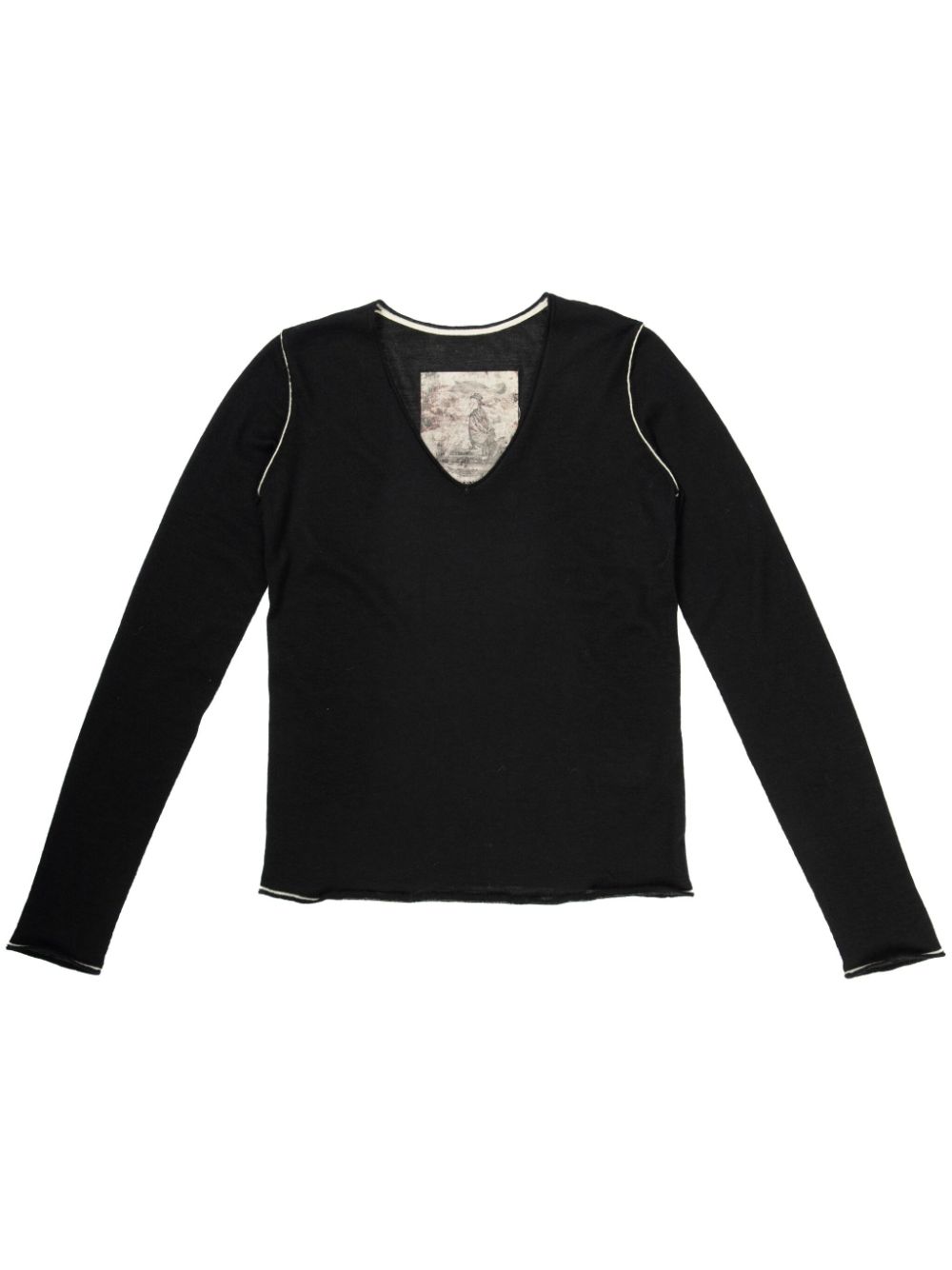 Ziggy Chen V-neck sweater - Black von Ziggy Chen