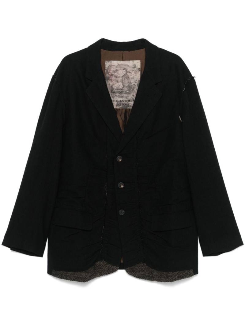 Ziggy Chen twill blazer - Black von Ziggy Chen