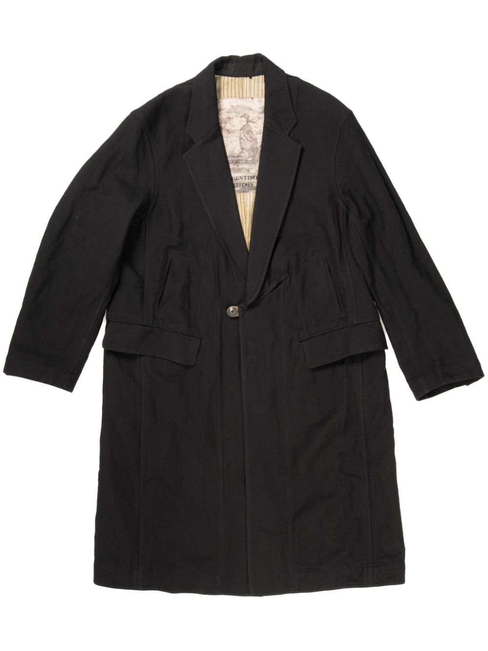 Ziggy Chen wool coat - Black von Ziggy Chen