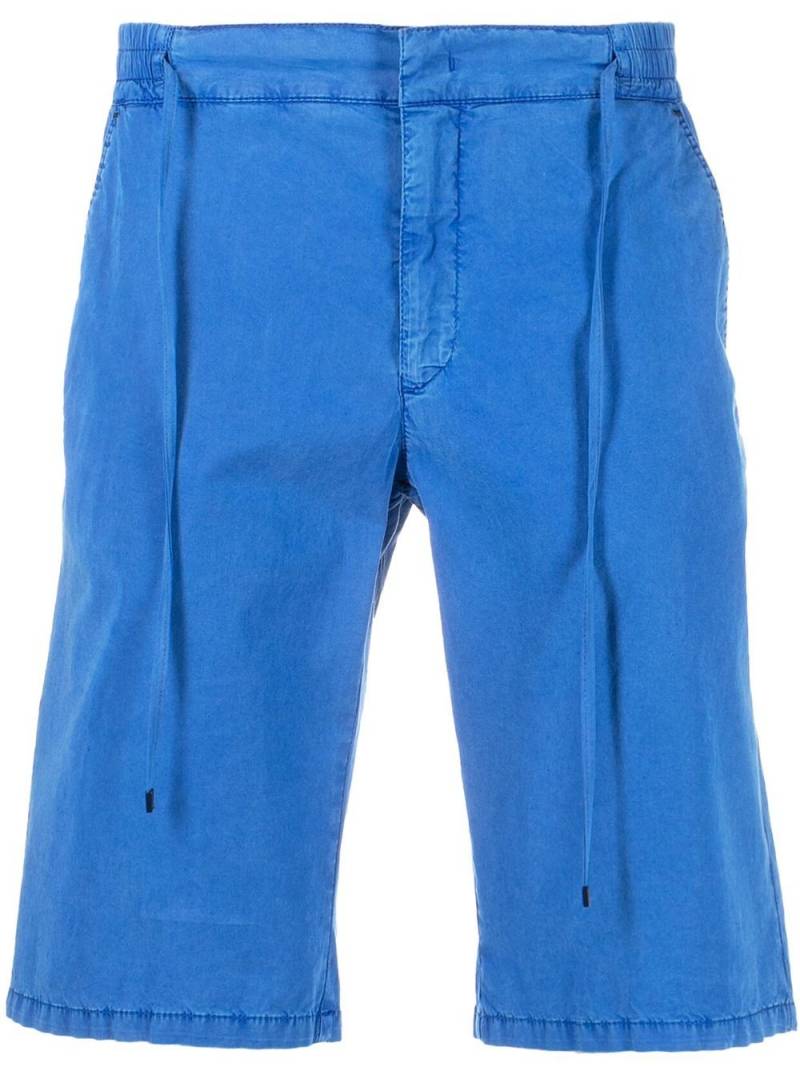 Zilli drawstring-waistband bermuda shorts - Blue von Zilli