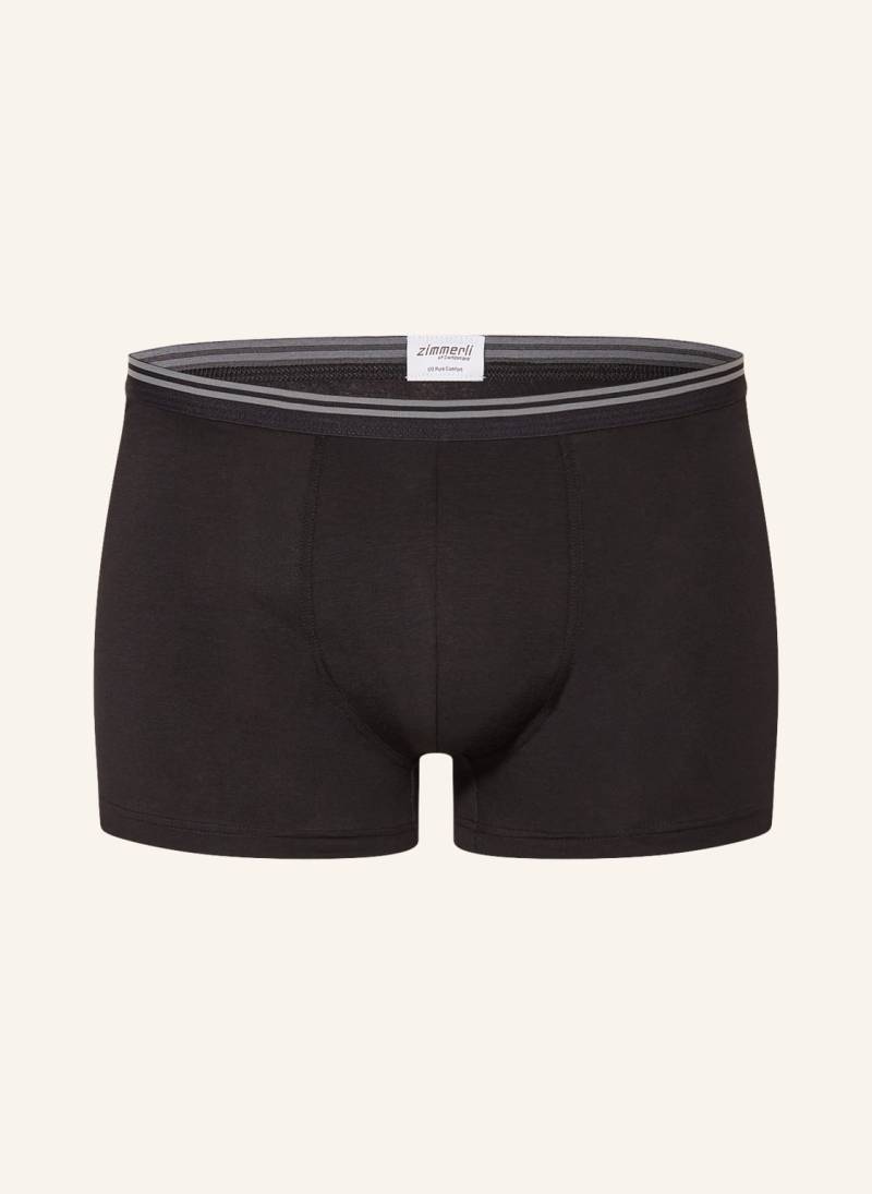 Zimmerli Boxershorts Pure Comfort schwarz von Zimmerli