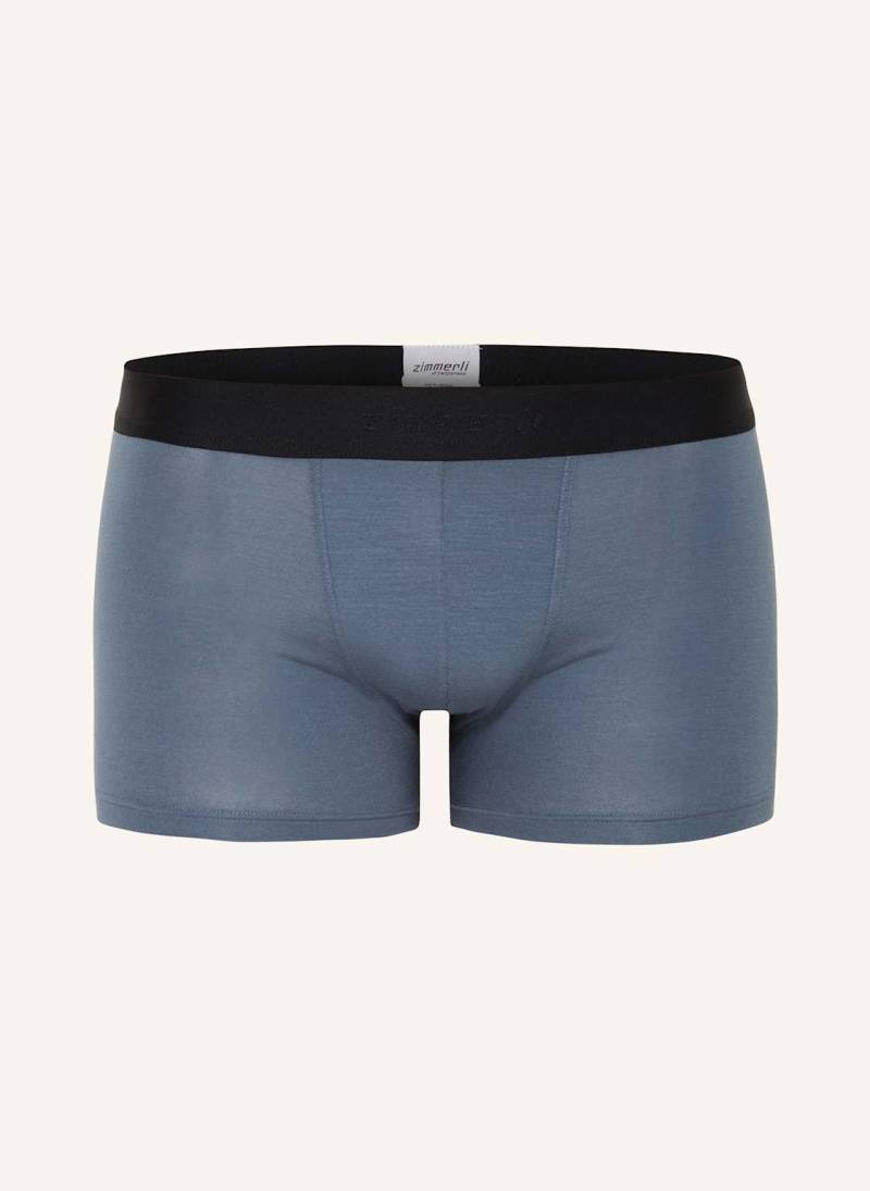 Zimmerli Boxershorts Pureness blau von Zimmerli