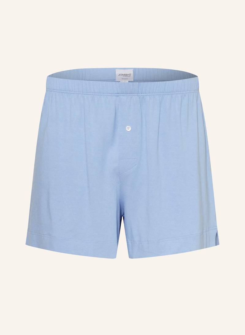 Zimmerli Boxershorts Pureness blau von Zimmerli