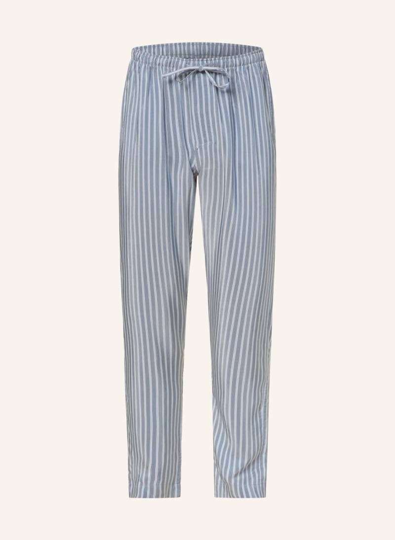 Zimmerli Schlafhose Pinstripes blau von Zimmerli