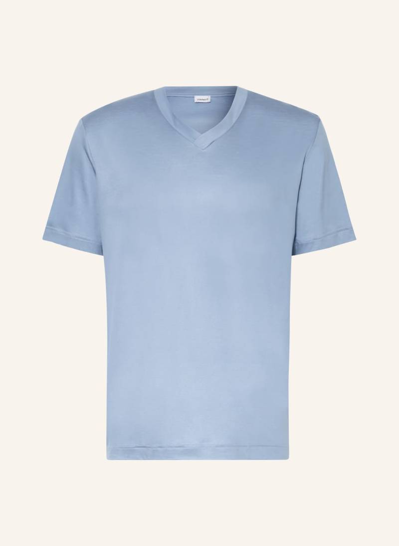 Zimmerli Schlafshirt Sustainable Luxury blau von Zimmerli