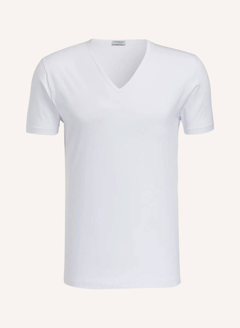 Zimmerli V-Shirt Pure Comfort weiss von Zimmerli