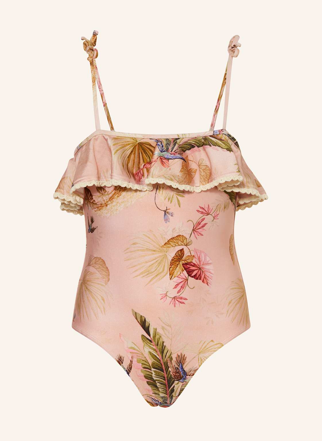 Zimmermann Badeanzug Rhiannon rosa von Zimmermann