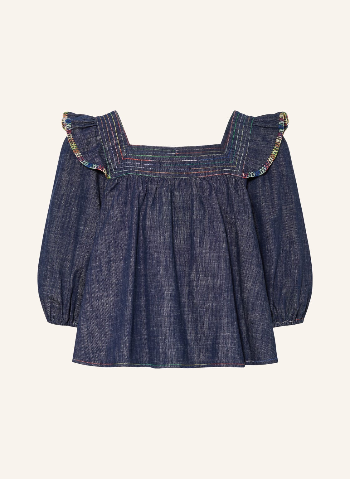 Zimmermann Blusenshirt Alight In Jeansoptik blau Zimmermann Blusenshirt Alight In Jeansoptik blau von Zimmermann