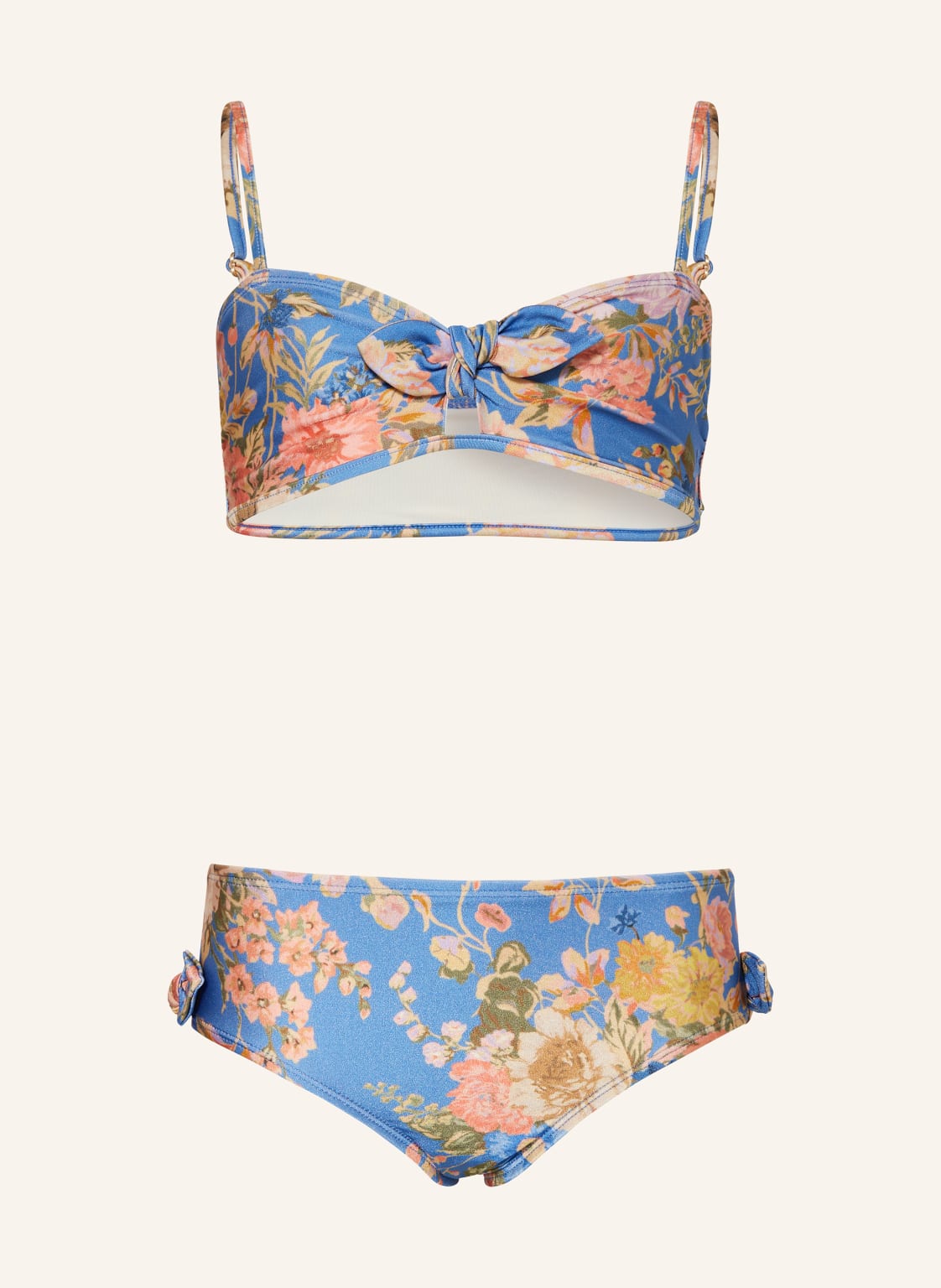 Zimmermann Bralette-Bikini August blau von Zimmermann