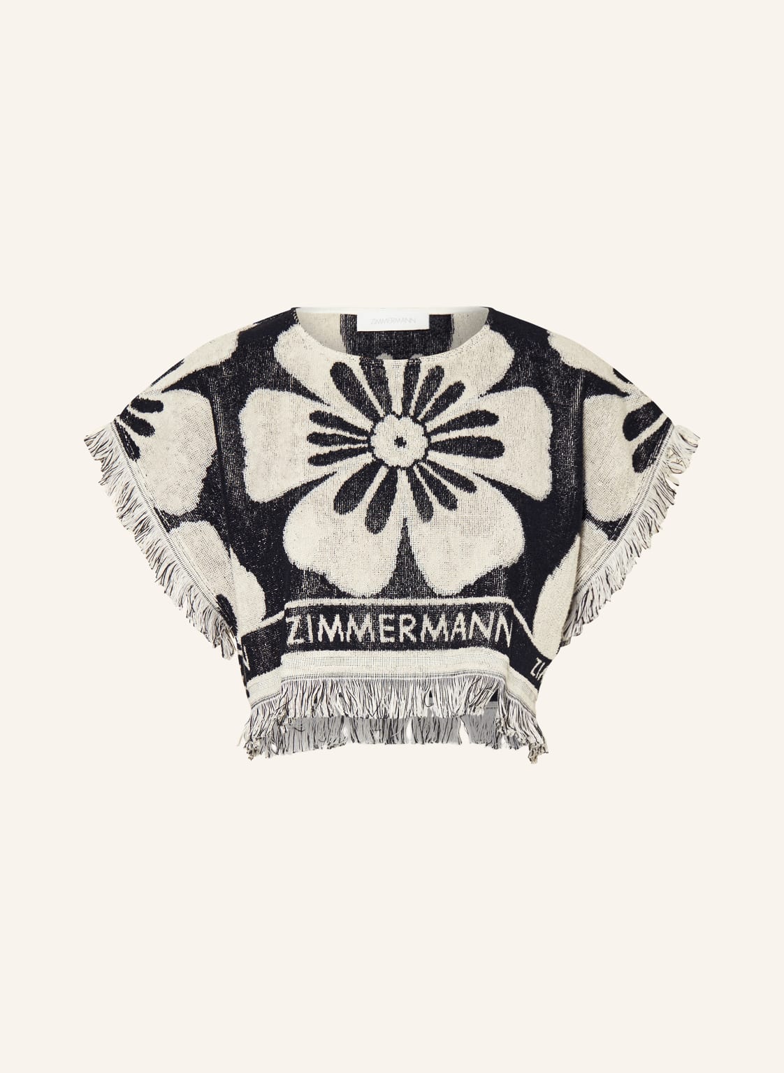 Zimmermann Cropped-Shirt Halliday schwarz von Zimmermann