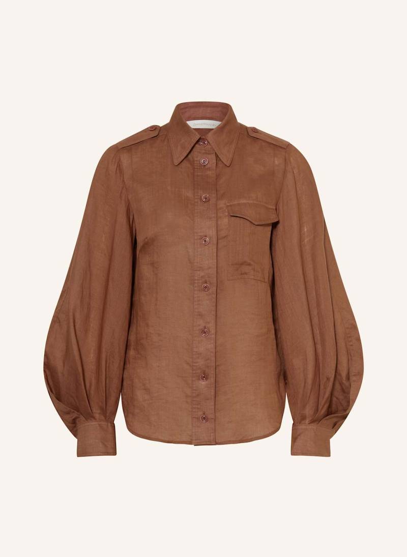 Zimmermann Hemdbluse braun von Zimmermann