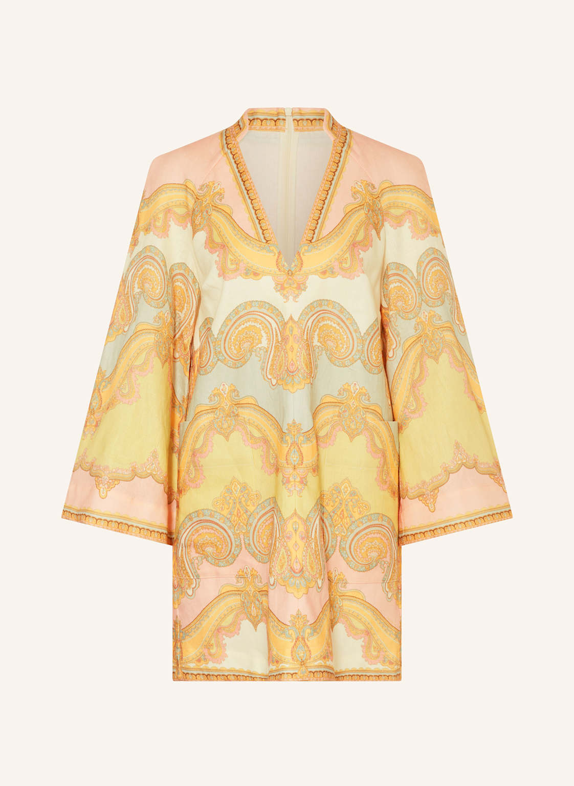 Zimmermann Kleid Aus Leinen gold Zimmermann Kleid Aus Leinen gold von Zimmermann