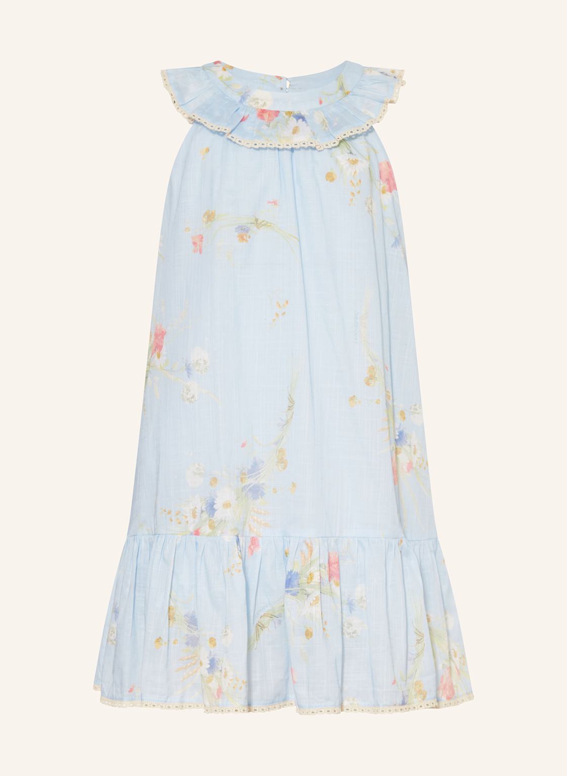 Zimmermann Kleid Lucky Mit Rüschen blau Zimmermann Kleid Lucky Mit Rüschen blau von Zimmermann