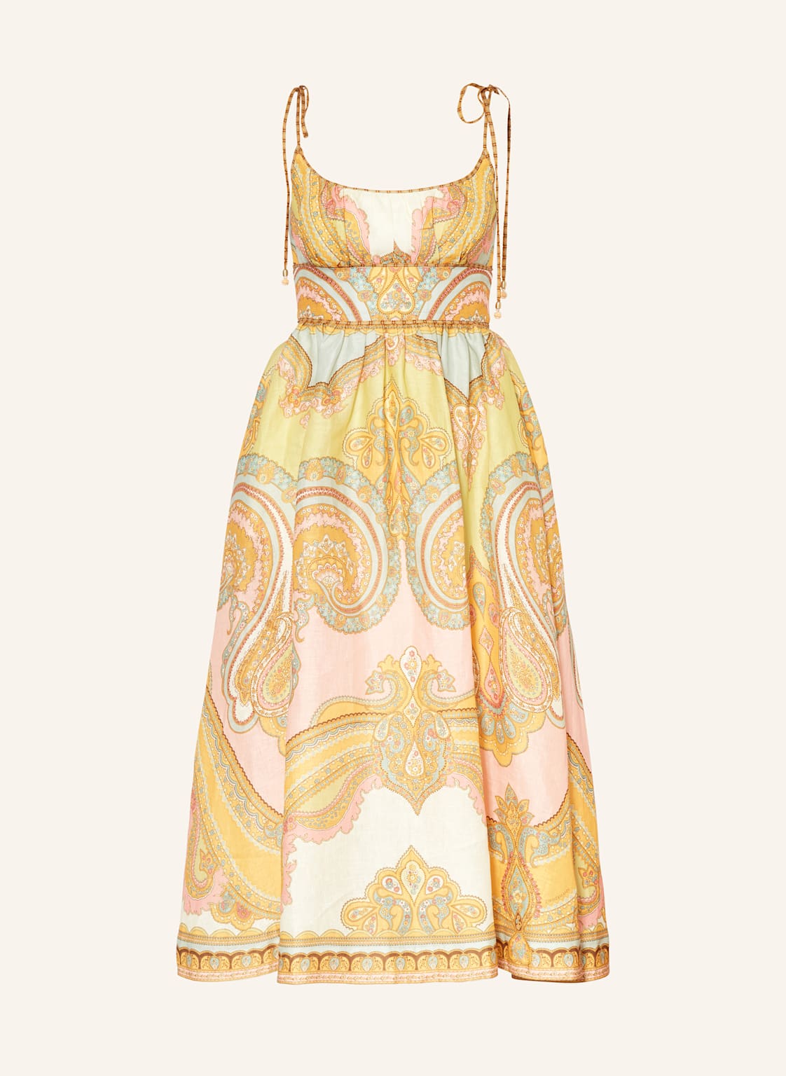 Zimmermann Leinenkleid Maxine gold Zimmermann Leinenkleid Maxine gold von Zimmermann