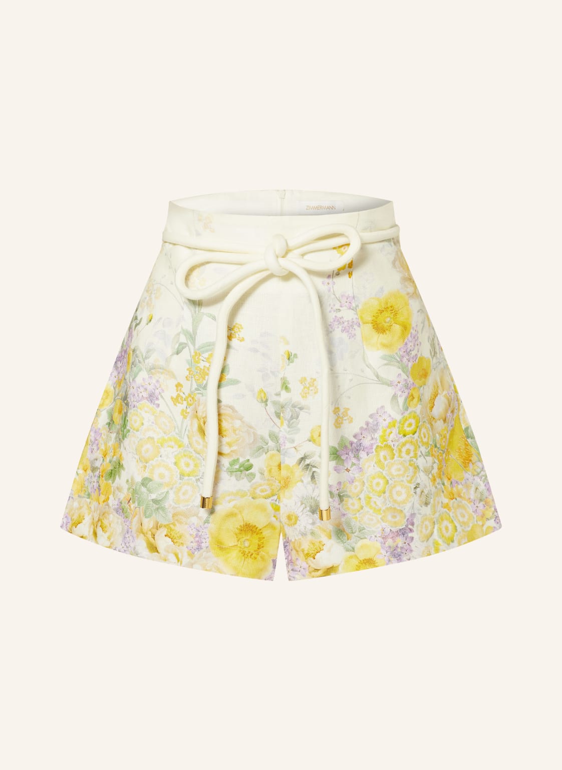 Zimmermann Leinenshorts Harmony gelb von Zimmermann