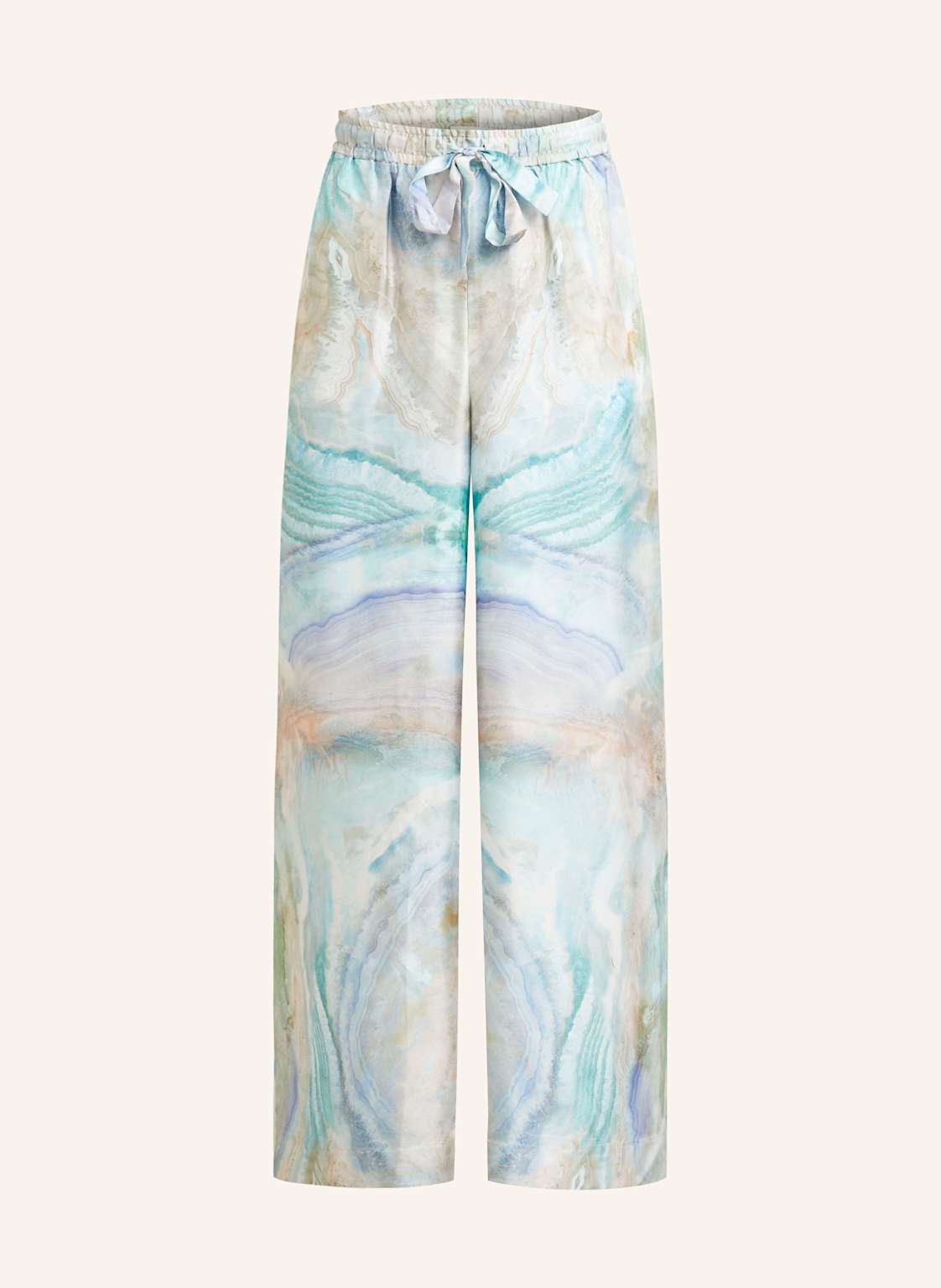 Zimmermann Marlenehose Illuminate Aus Seide blau Zimmermann Marlenehose Illuminate Aus Seide blau von Zimmermann