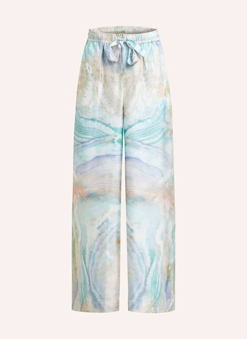 Zimmermann Marlenehose Illuminate Aus Seide blau von Zimmermann