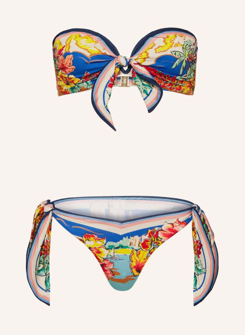 Zimmermann Bandeau-Bikini Alight blau von Zimmermann