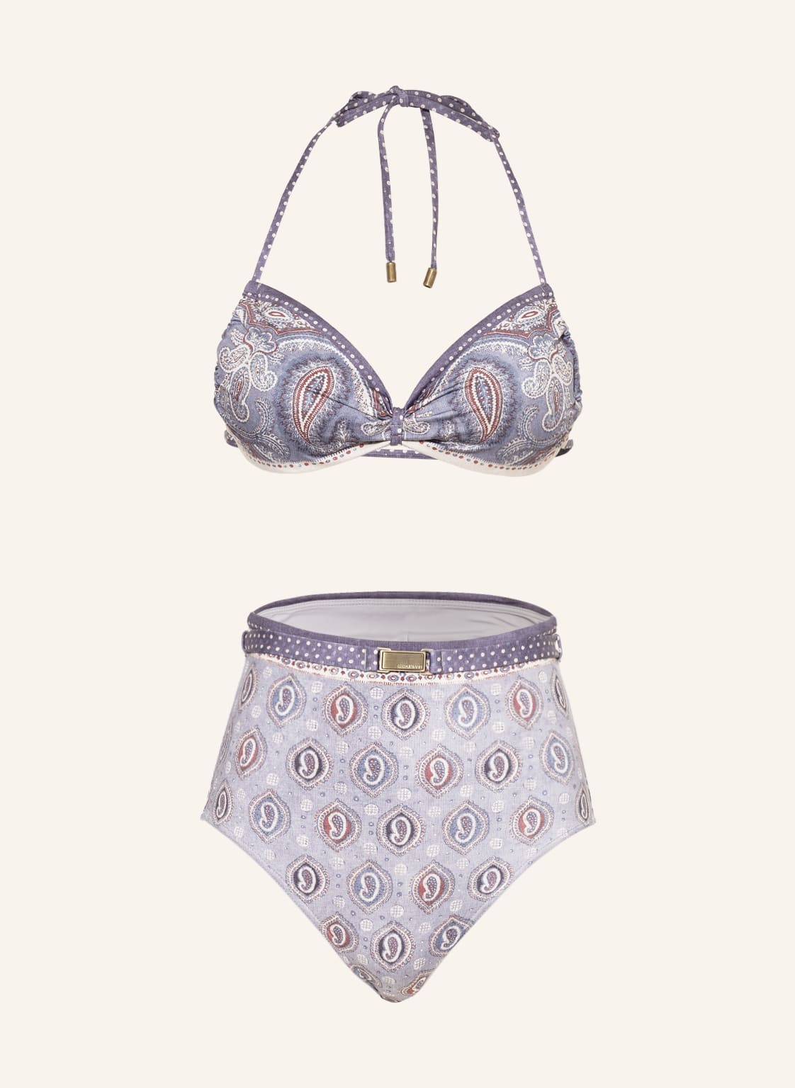 Zimmermann Neckholder-Bikini Vit blau von Zimmermann