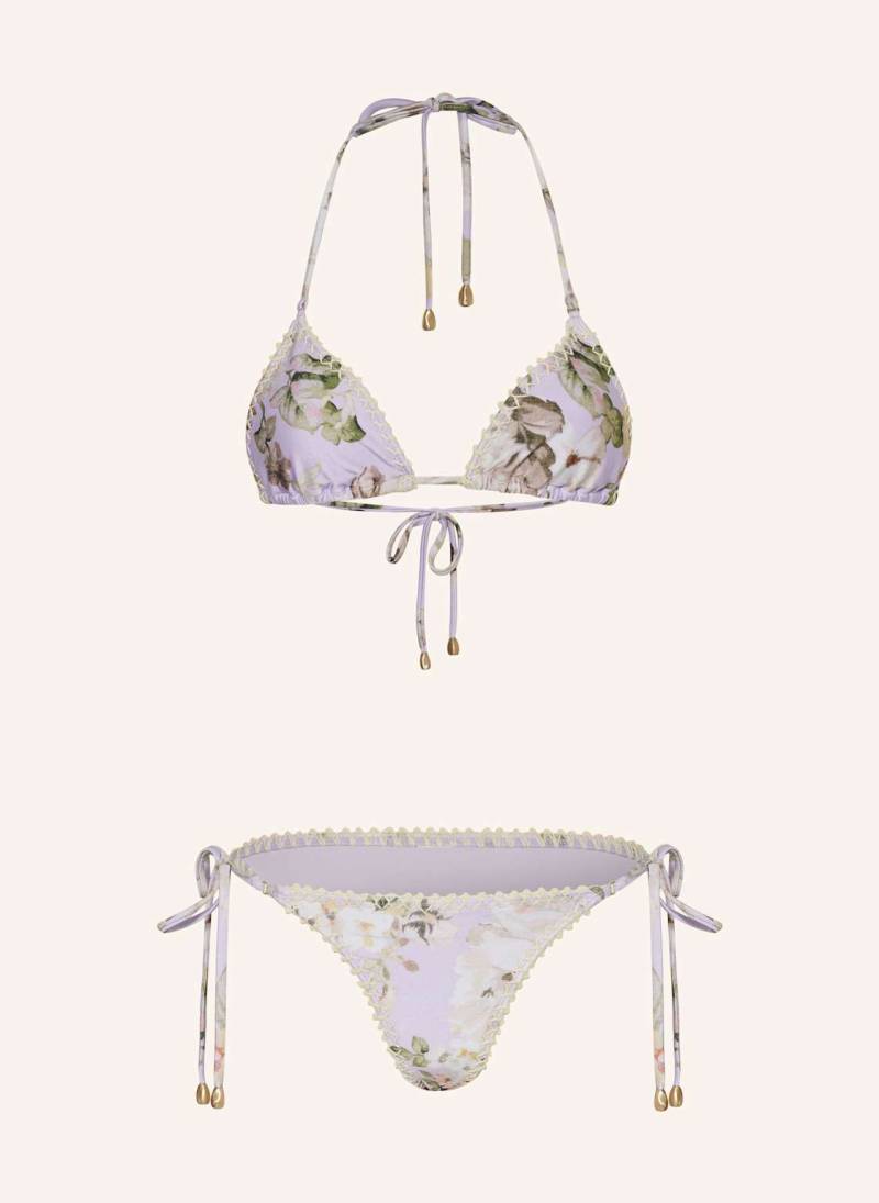 Zimmermann Triangel-Bikini Acacia lila von Zimmermann