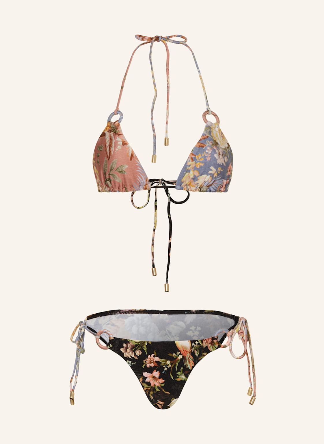 Zimmermann Triangel-Bikini Tallow pink von Zimmermann