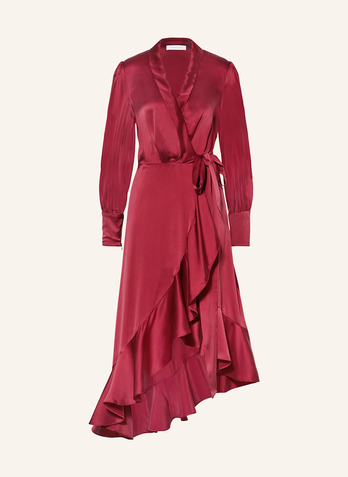 Zimmermann Wickelkleid Aus Seide rot von Zimmermann