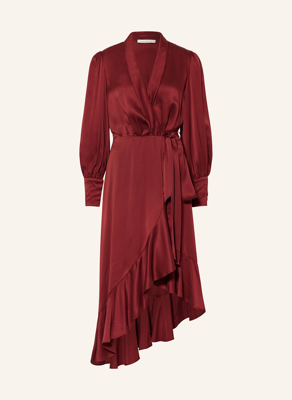 Zimmermann Wickelkleid Aus Seide rot von Zimmermann