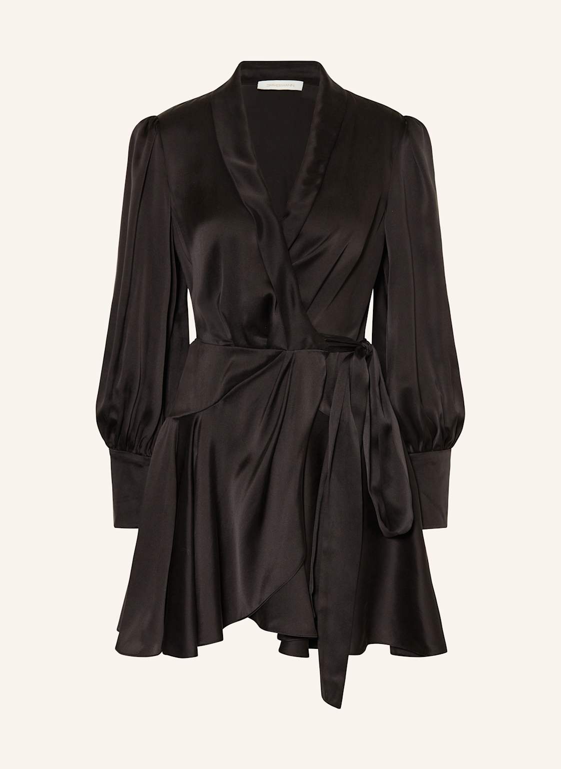 Zimmermann Wickelkleid Aus Seide schwarz Zimmermann Wickelkleid Aus Seide schwarz von Zimmermann