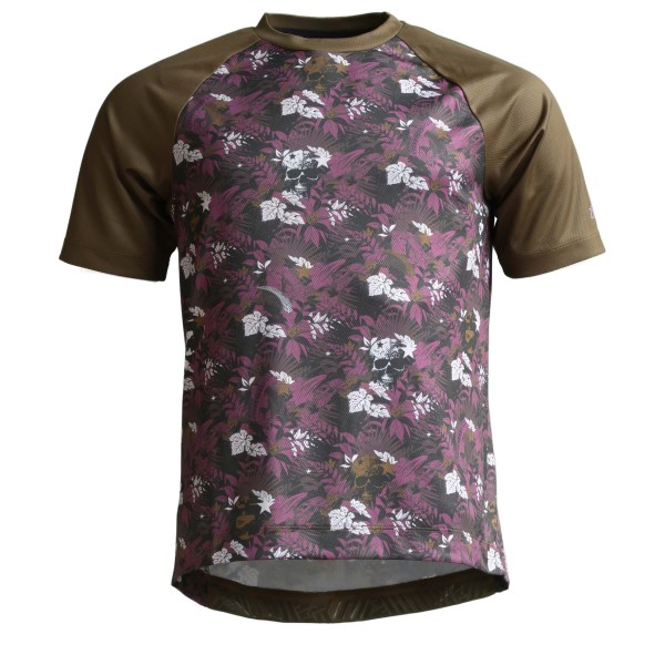 Zimtstern - Braapz Shirt Print S/S - Velotrikot Gr L grau von Zimtstern