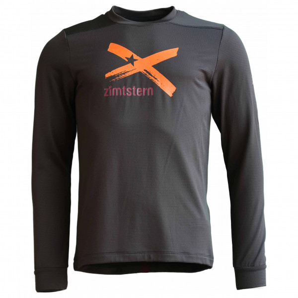 Zimtstern - Crewz Shirt L/S - Fleecepullover Gr L grau/schwarz Zimtstern - Crewz Shirt L/S - Fleecepullover Gr L grau/schwarz von Zimtstern