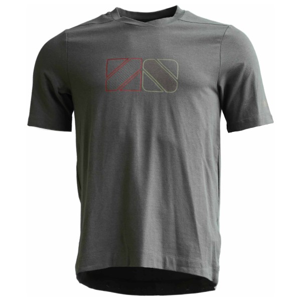 Zimtstern - Ecoflowz Shirt S/S - Velotrikot Gr L;M;S;XL;XXL grau;schwarz/grau von Zimtstern