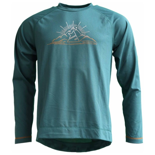 Zimtstern - Pureflowz Eco Shirt L/S - Velotrikot Gr M türkis von Zimtstern